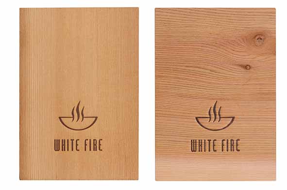 SMOKE BOARD CEDAR SET2 14,5X10XH0,5CM