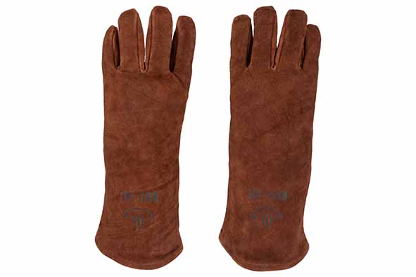 WHITE FIRE BBQ GLOVE SET2 LEATHER1X LEFT - 1X RIGHT